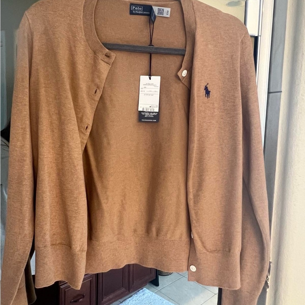 Polo by Ralph Lauren Camel Sweater size Medium - NWT
